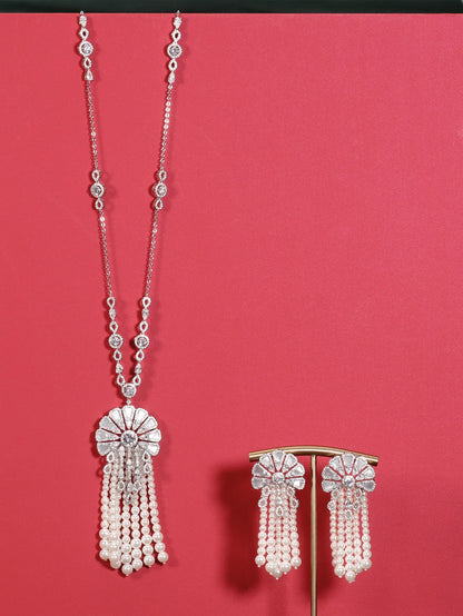 JEWEL jewelry; luxury zircon jewelry; women's pendant necklace; personalized necklace; women's jewelry.